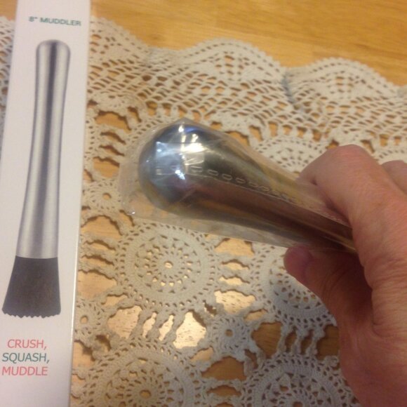 New Stainless Steel Cocktail Muddler, crush, squash, muddle - Picture 4 of 8